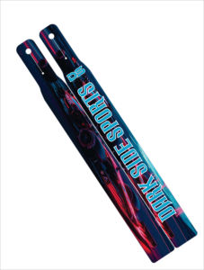 Esquís Deportivos Dark Side con Diseño Sublimado, Colores Neón y Patrón de Carreras - Product Image 4