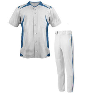 Ensemble uniforme de baseball classique respirant, maillots rouges longs - Product Image 1
