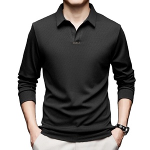 Polo de golf para hombre hecho a medida al por mayor, Polo de algodón puro de alta calidad, nuevo diseño, superventas, Polo en blanco - Product Image 5