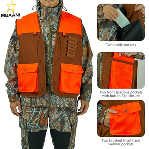 Gilet de chasse aux oiseaux résistant à l'eau Upland Game Field avec plusieurs poches pour hommes et femmes - Product Image 5