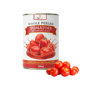 Fabricant vietnamien : Tomates entières pelées savoureuses, les plus vendues, dans du jus de tomate, emballage personnalisé - Product Image 1