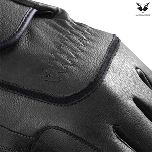 Best Highest Quality Genuine Leather Summer Horse Riding <b>Gloves</b> Full Finger Breathable Non-Slip Size L Unisex Hand Protection - Product Image 5