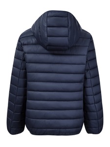 Custom Hooded Winter Padding <b>Jacket</b> <b>Puffer</b> Quilted Zip Button Double Short <b>Crop</b> <b>Puffer</b> Down Zipper Closure Polyester Wadding - Product Image 3