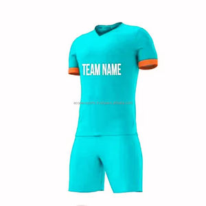 Conjunto de Camiseta de Fútbol Corta de Poliéster Transpirable de Secado Rápido Sublimable Personalizable, Ropa Deportiva Unisex para Hombre y Mujer, Diferentes Estilos - Product Image 5