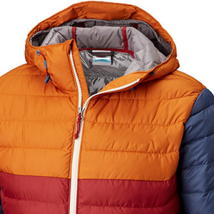 Men Outdoor <b>Jacket</b> Water Resistant Quick Dry Long Sleeve <b>Light</b> Blue Pocket Puffer Bubble <b>Jacket</b> - Product Image 5