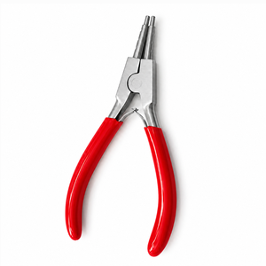 MANAN INSTRUMENTS Pince à sertir conique en acier inoxydable pour la création de bijoux (bracelets, colliers, boucles d'oreilles, bagues) – Idéale pour le bricolage - Product Image 1