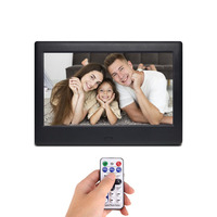 Marco de Fotos Digital con Pantalla Táctil IPS Sudex SFL-02 de 7 Pulgadas, Plástico, con Memoria Integrada, Video, Música, Reloj, Sistema Wi-Fi