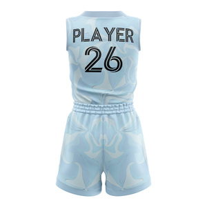 Ensemble d'uniformes de basketball sans manches personnalisés pour femmes, sublimés, anti-humidité, pour équipes sportives - Product Image 2