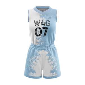 Conjunto de Uniforme de Baloncesto W4G, Cuello en V, Sin Mangas, Sublimado Personalizado, Absorbente de Humedad, 100% Poliéster, Ropa de Baloncesto Unisex para Adultos - Product Image 5