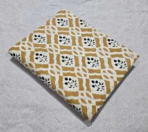 Tela estampada a mano con bloques, tela india estampada a mano, tela de algodón suave y ligera, directo de fábrica, precio al por mayor - Product Image 1