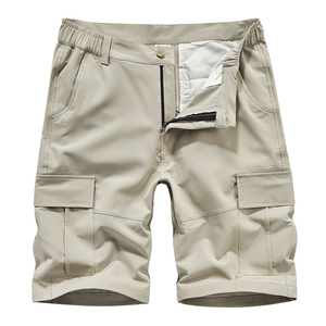 Shorts cargo en coton camouflage pour hommes, mode masculine, shorts décontractés multi-poches, vêtements d'extérieur, shorts respirants pour hommes - Product Image 6