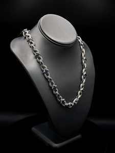 Collier cubain en moissanite style hip-hop 8 mm, en argent 925 plaqué rhodium, certifié, cadeau tendance unisexe - Product Image 2