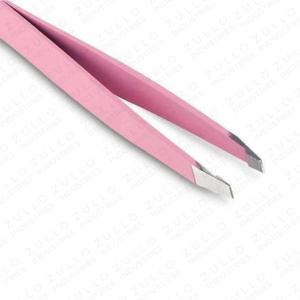 Professional Stainless Steel Slant Tip Eyebrow Tweezers with Comb Custom Logo <b>Precision</b> Brow Grooming <b>Tool</b> OEM - Product Image 5
