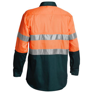Camisa de Trabajo Transpirable de Polialgodón para Protección y Seguridad del Fabricante, Camisas de Vestir para Guardias de Seguridad, Alta Visibilidad - Product Image 3