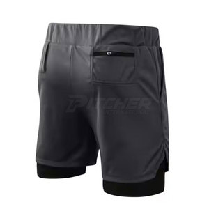 Pantalones Cortos Deportivos Flexibles para Hombre, Material de Secado Rápido para Entrenamientos Intensos, Correr y Sesiones de Fitness - Product Image 4