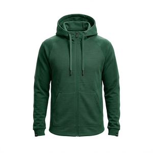 Sudadera con Capucha para Hombre, con Dobladillo Curvo, para Entrenamiento Deportivo, Estilo Urbano Otoñal, con Logotipo Personalizado, Venta al Por Mayor OEM - Product Image 1