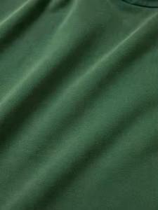 เสื้อฮู้ดโอเวอร์ไซส์สีเขียวล้วน ผ้าฝ้ายเฟรนช์เทอร์รี่ ระบายอากาศได้ดี มีกระเป๋าเสื้อ ดีไซน์ลำลอง ใส่ได้ทั้งชายและหญิง เหมาะสำหรับใส่ในฤดูใบไม้ร่วง - Product Image 3