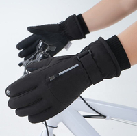 Gants longs en cuir de mouton noir personnalisés unisexes, élégants pour l'hiver, le sport quotidien, les voyages, le ski, le cyclisme, l'opéra et les soirées