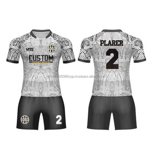 Maillot de rugby OEM personnalisé avec logo, en Spandex/Polyester, impression par transfert thermique, respirant et à séchage rapide - Product Image 4