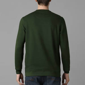 Sweat-shirt moto homme tendance vert foncé en coton avec motif vintage – Qualité supérieure, vente en gros, mode 2026 - Product Image 4