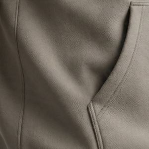 Sweat à capuche professionnel haut de gamme pour homme, coupe confortable, logo personnalisé, impression en relief, couleur unie, 2025, poids lourd - Product Image 5