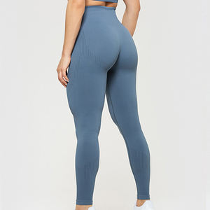 Ropa de Yoga para Mujer, Diseño de Cintura Media, Ajustada, Transpirable, de Secado Rápido, Tejida, para Gimnasio, Precio de Fábrica al Por Mayor 2026 - Product Image 3