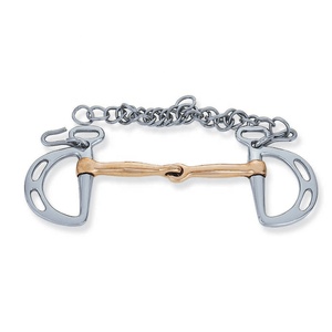 Mors de cheval en acier inoxydable avec chaîne pour équipement d'équitation ZUMA ENTERPRISES MS-TA-WMCB-002 - Product Image 2