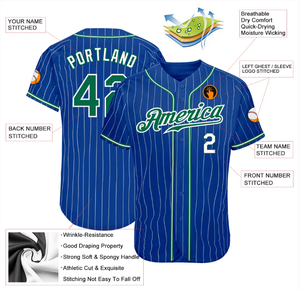 Juego de Fuentes Personalizadas para Camisetas de Béisbol, Letras y Números Blancos y Verdes, Diseño de Logotipo Frontal Serigrafiado en Tela Tackle Twill - Product Image 3