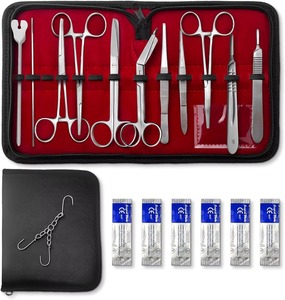 Kit de Autopsia y Disección Post Mortem - Juego de Instrumentos para Anatomía, Herramientas Quirúrgicas Manuales de Acero y Metal, Set Veterinario Post Mortem - Product Image 4
