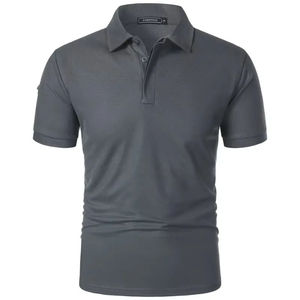 Nueva Camiseta Deportiva de Manga Corta para Hombre, Camiseta de Tenis, Polo, Camiseta de Verano Holgada y Transpirable con Botones, Ropa Deportiva que Absorbe la Humedad - Product Image 1