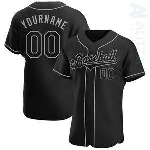 Custom Baseball Jersey Striped <b>White</b> Blue Unisex Short Sleeve Button Front Breathable Polyester Adult Team name - Product Image 3