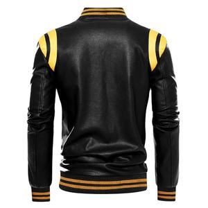Chaqueta de Cuero Genuino Hecha a Medida para Hombre, Nueva Moda 2026, Estilo Motero - Product Image 4