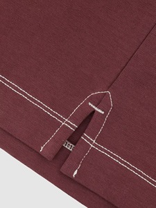 เสื้อยืดคอกลมแขนสั้นผู้ชาย สีพื้น ผ้าฝ้ายเจอร์ซีย์ ทรงปกติ สวมใส่สบาย ระบายอากาศได้ดี - Product Image 5
