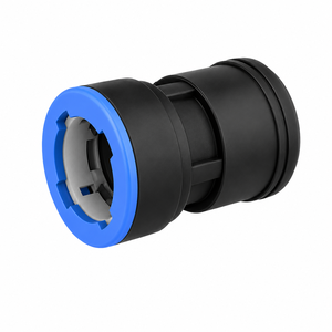 Raccord à pousser en PP et vanne à boisseau sphérique à basse pression avec filetage NPT pour la plomberie et l'alimentation en eau - Product Image 1