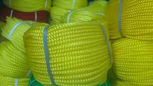 Corde de combat en PE jaune, diamètre de 2 mm à 15 mm, longueur de 100 pieds, durable, utilisation universelle - Product Image 4