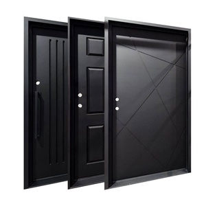 Royal Luxury Premium Artistic Wrought Iron Security Main Door Modern Design <b>Swing</b> Open Rust-Resistant Powder Coating Easy - Product Image 4