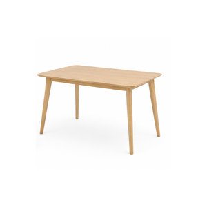 ARTERRA Luxury Modern <b>Rustic</b> Rectangle Teak Wood <b>Dining</b> <b>Table</b> <b>Set</b> Tapered Leg <b>Table</b> Upholstered Chairs - Product Image 4