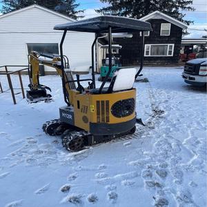 Mini-excavatrice sur chenilles HT12 de qualité supérieure avec moteur et boîte de vitesses, haute efficacité, construction durable pour les entrepreneurs - Product Image 6