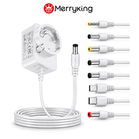 Adaptateur secteur AC/DC 18W avec prise interchangeable USB 5V-15V 3-3100mA