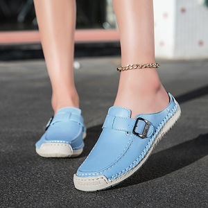 Sandalias Mule de Punta Cerrada para Mujer, Estilo Casual sin Talón, Suela Plana, Malla Transpirable, para Uso Exterior, Tendencia de Moda, Oferta de Verano 2026 - Product Image 2