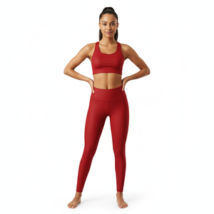 Nuevo Conjunto de Yoga de 2 Piezas para Mujer, Leggings de Cintura Media sin Mangas, Ropa Deportiva para Gimnasio, Yoga, Diseño Estampado, Ropa Deportiva - Product Image 1