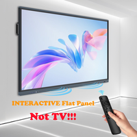 Panneaux plats interactifs avec Windows en option, 55 pouces, petite taille, panneaux plats interactifs tout-en-un, tableau interactif scolaire avec SKD