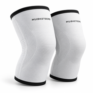 Manchon de compression pour genou personnalisé avec logo, en coton/polyester/néoprène, durable pour l'entraînement musculaire, unisexe, pour le yoga et la danse - Product Image 2