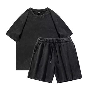Ensemble T-shirt et short d'été respirant pour homme – Vêtements de sport à manches courtes pour garçons - Product Image 6