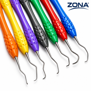 Kit de Instrumentos Dentales Restauradores con Logotipo Personalizado, 7 Piezas, Mango Ergonómico, Herramientas Manuales para Colocación de Composite - Product Image 2