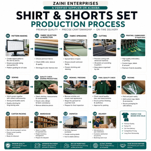 ZAINI Mens Oversized T Shirt Shorts <b>Set</b> 100% Polyester French Terry Breathable Summer Washed Black Vintage Distressed Embossed - Product Image 4