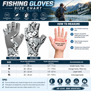 Gants de pêche en polyester et élasthanne à prix de gros, antidérapants, pour l'hiver, protection antidérapante, gants de pêche résistants à l'usure - Product Image 6
