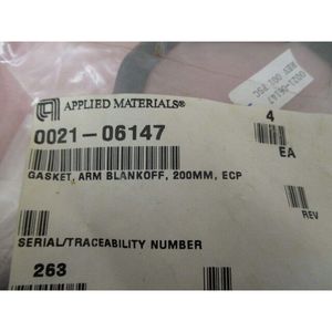 4 AMAT 0021-06147 ปะเก็น, อาร์ม แบล็คออฟ, 200 มม., ECP - อุปกรณ์และอะไหล่เซมิคอนดักเตอร์ระดับโลกที่เชื่อถือได้ที่ - Product Image 1