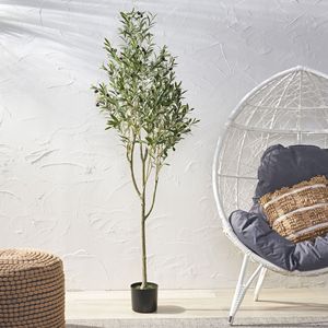 71-Inch Artificial Olive <b>Tree</b> for Home Bedroom or Living Room Durable and Elegant Artificial <b>Tree</b> Plants - Product Image 3