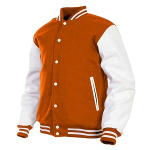 Men New Arrival Chenille Embroidery Baseball <b>Jackets</b> <b>Leather</b> Sleeves Oversized Varsity <b>Jackets</b> Size 2026 - Product Image 4